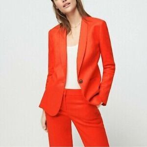J Crew Linen Parke Blazer Size 0